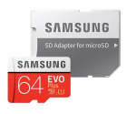 КАРТА ПАМЯТИ MicroSD 64 GB Samsung EVO PLUS UHS-1 U3