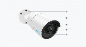 IP камера Reolink RLC-410 5Mp POE