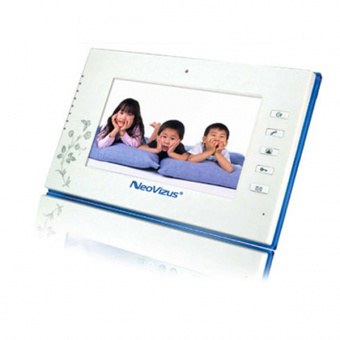 Видеодомофон NeoVizus ND-401 XL  цветн 7 TFT LCD, под цифровой подъездный домофон