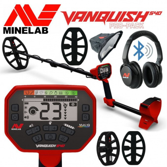Грунтовый металлоискатель Minelab VANQUISH 540 Pro-Pack