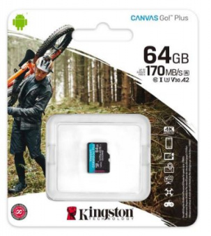 КАРТА ПАМЯТИ MicroSD 64 GB Kingston UHS-1 U3