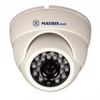 Видеокамера AHD Matrix teh  MT-DW720AHD20 1.0Mpх 720P 2.8 мм офисная